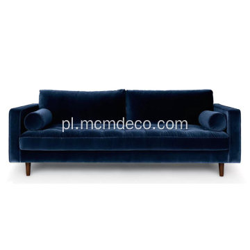 Sven Cascadia Luca Velvet Sofa Reprodukcja